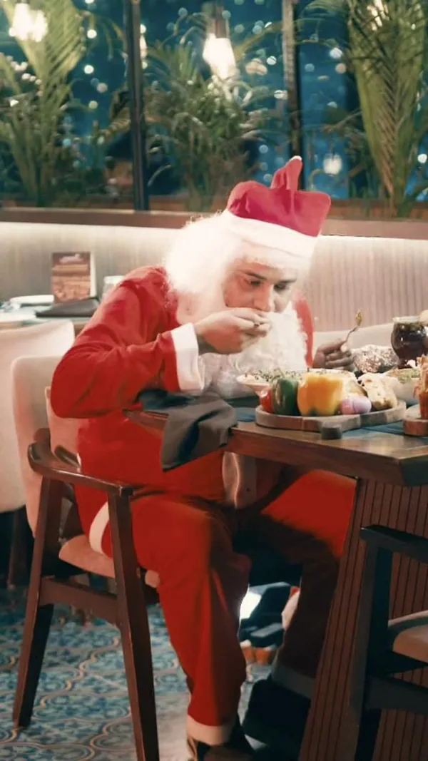 Christmas Eve: Santa runs late, but not before a feast at Toritos.