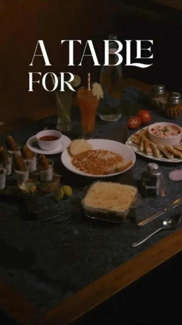 'A table for…': a full spread of dishes to spot and name.