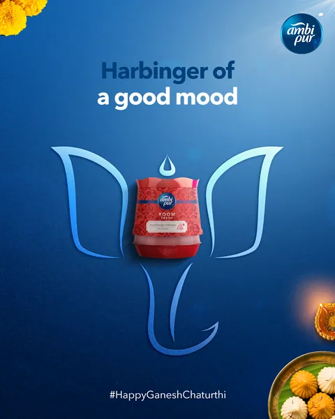 Ganesh Chaturthi: 'Harbinger of a good mood', with the gel as Ganesha.