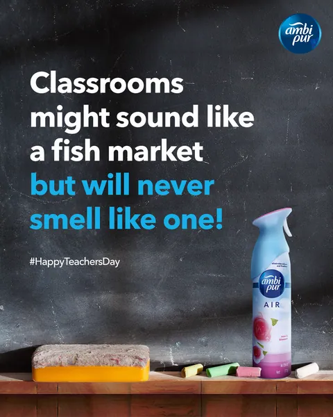 Teachers' Day: classrooms may sound like a fish market, but never smell like one.