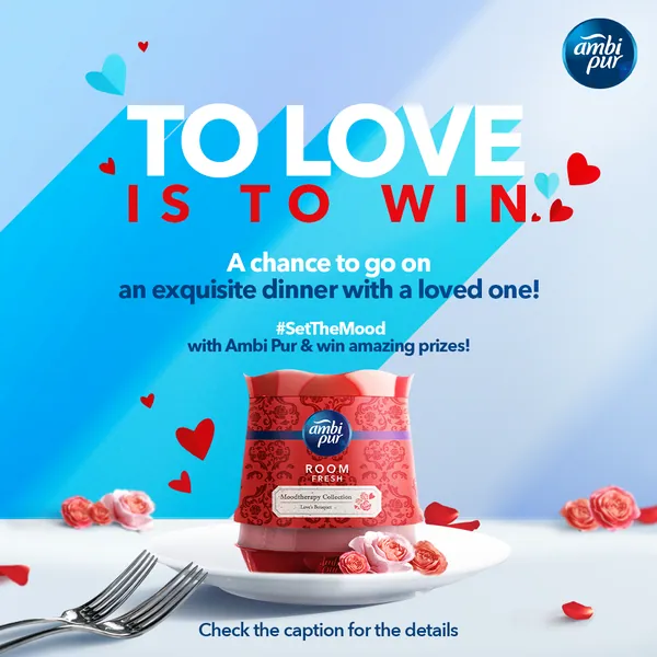 Valentine's contest: 'To love is to win' a dinner with a loved one.