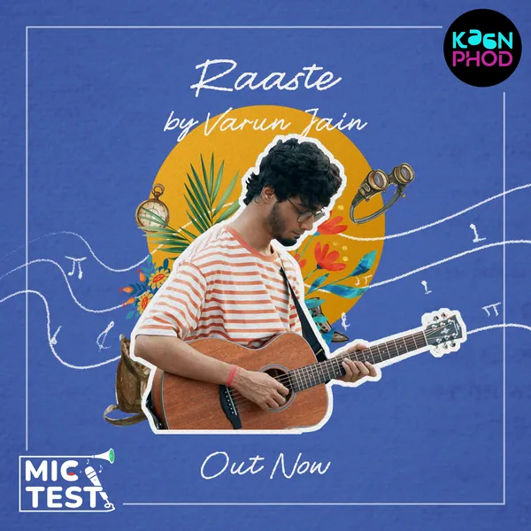 Release day for Raaste: Varun Jain with his guitar, out now.